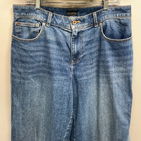 NWOT Talbots High Waist Strait Ankle Jean Ventura Wash 12 - Picture 2 of 15